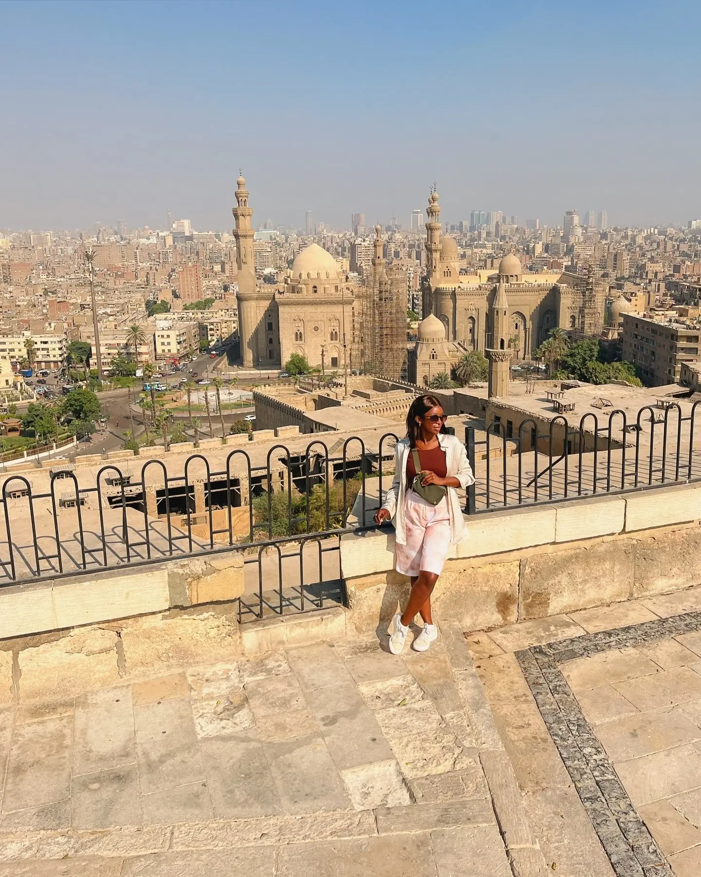 Citadel view over Cairo mosques