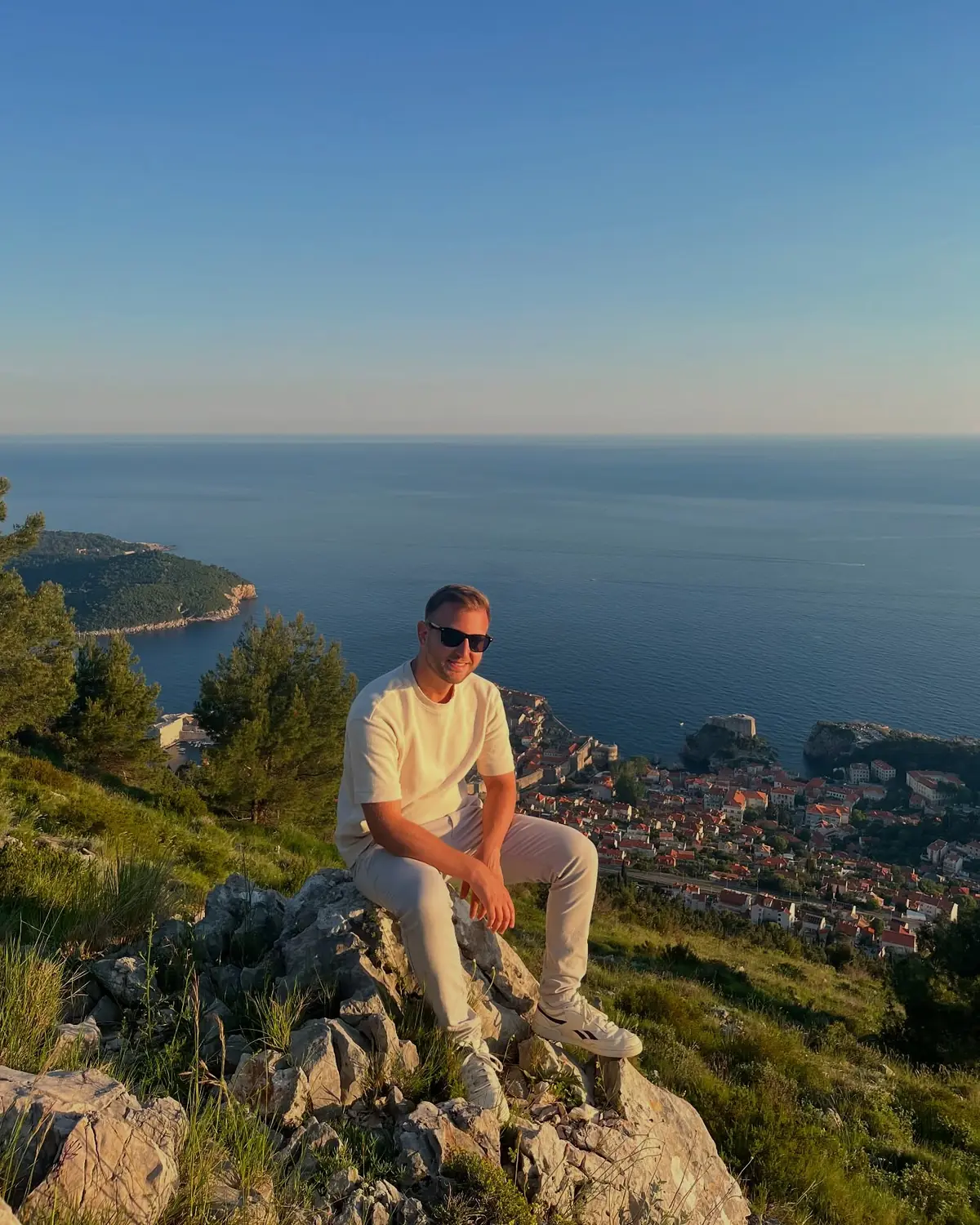 Us at the Pelješac Bridge viewpoint