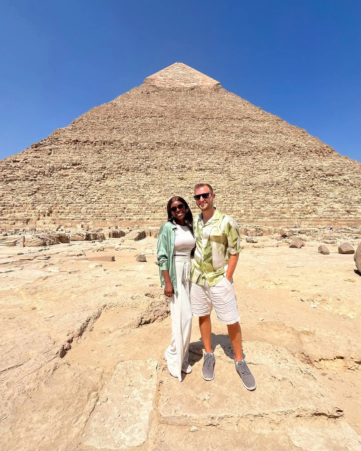 Couple at the Pyramid of Khafre
