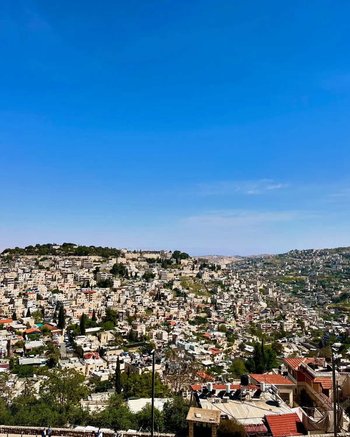 Panorama over Jerusalem's neighbourhoods