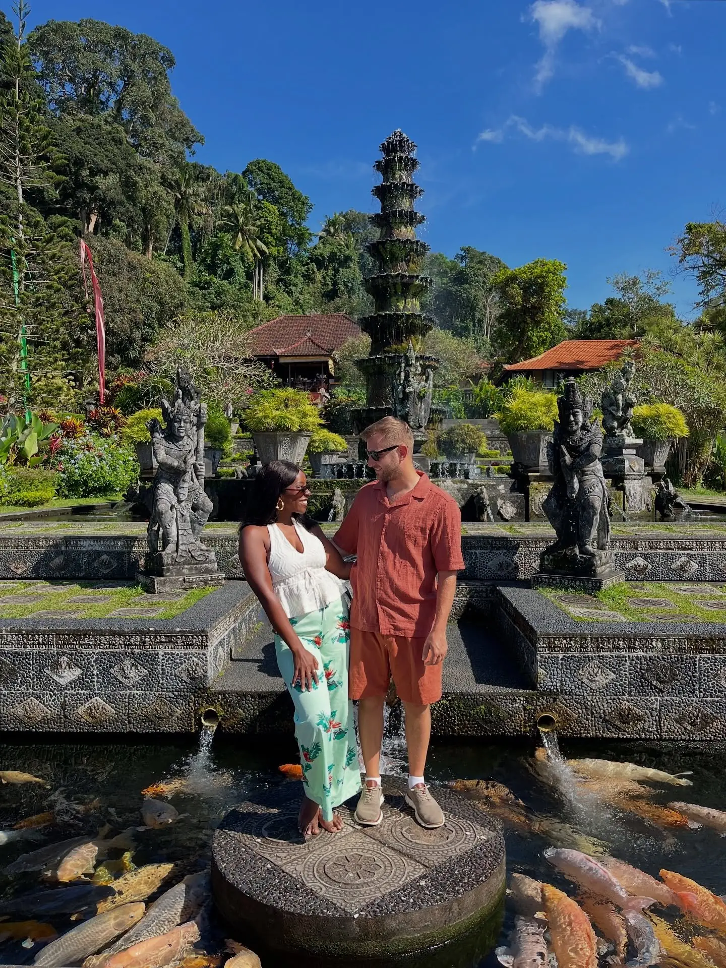 Tirta Gangga water palace fountain and gardens