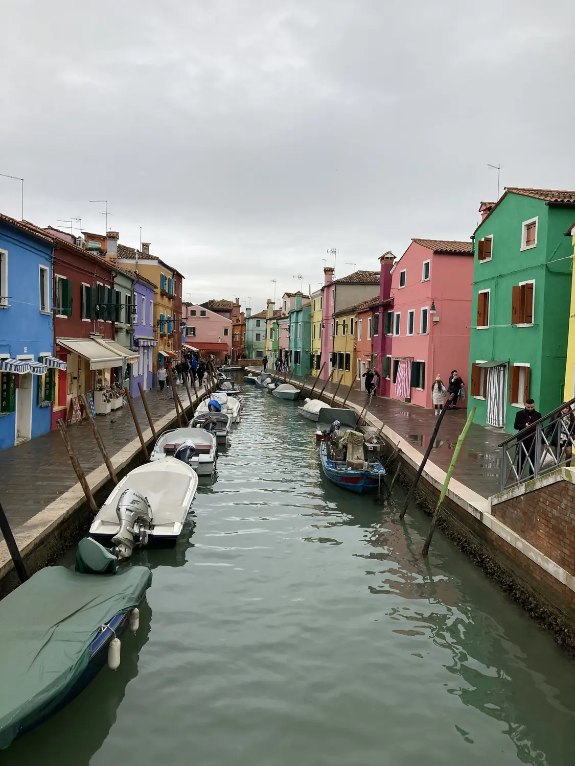 Rainbow houses on Burano